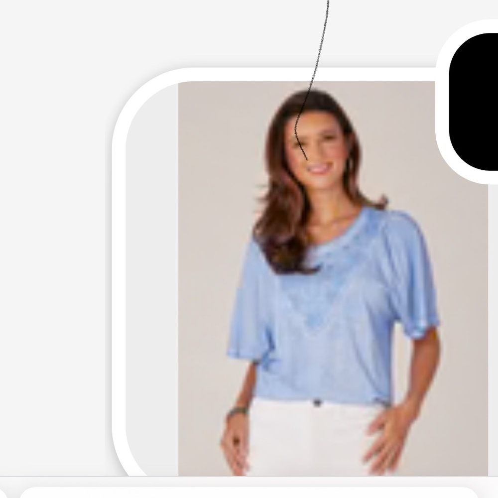Democracy Light Blue Short Sleeve Tee